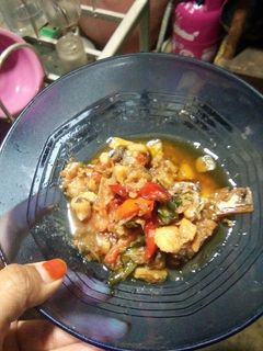 Foto resep Telang asin asam manis