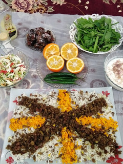 عکسی از دستور عدس پلو با گوشت چرخکرده