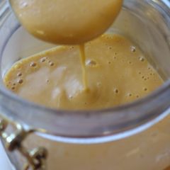 A picture of Vegan Nacho Cheese sauce.