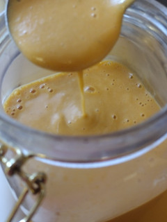 A picture of Vegan Nacho Cheese sauce.