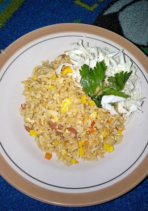 Foto resep Nasi goreng sayuran