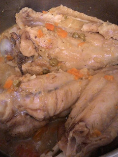 Una foto de Alitas de pavo en salsa