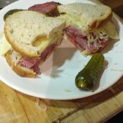 NEW YORK DELI Corned Beef Rueben A picture of NEW YORK DELI Corned Beef Rueben.
