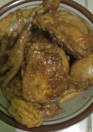 Foto resep Semur ayam,ceker tempe tahu