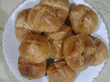Pan casero con harina leudante