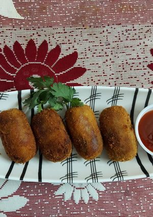 A picture of Cauliflower and Potato Cutlet.