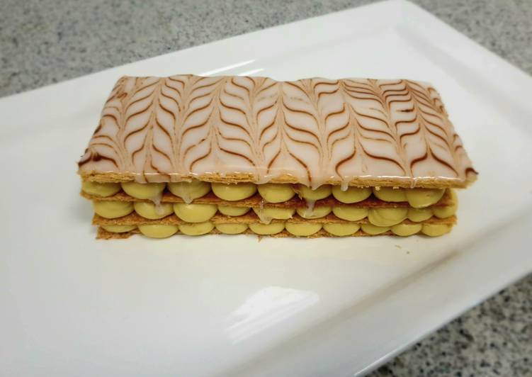 Recipe of Favorite Mille feuille or custard slice