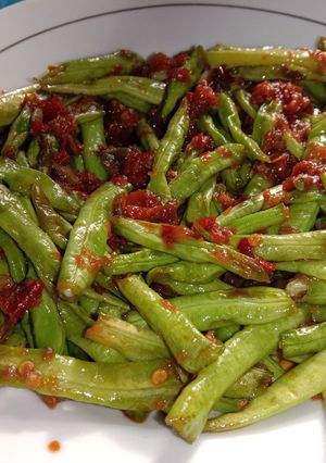 Foto resep Tumis kacang panjang terasi
