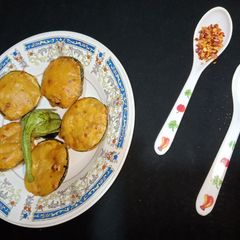 A picture of Baingan ke Pakory.