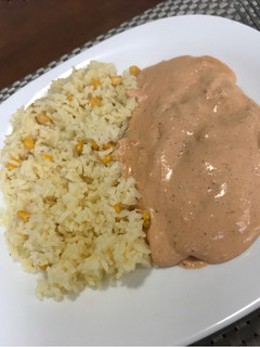 Una foto de Pechuga en crema de chipotle