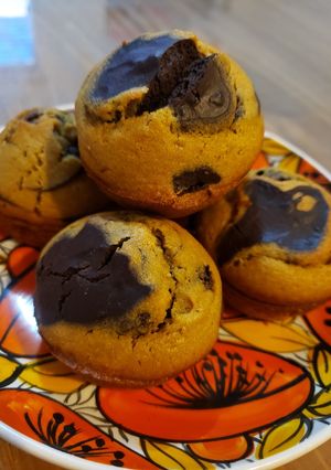 Una foto de Muffins marmolados