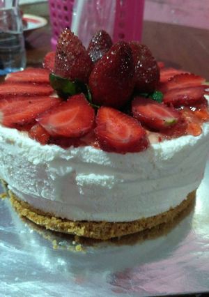 Foto resep Strawberry cheesecake