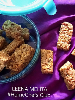A picture of Peanut Butter Muesli Bars.