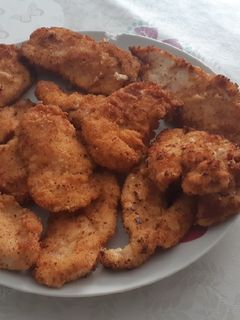 Una foto de Pechuga pollo rebozada