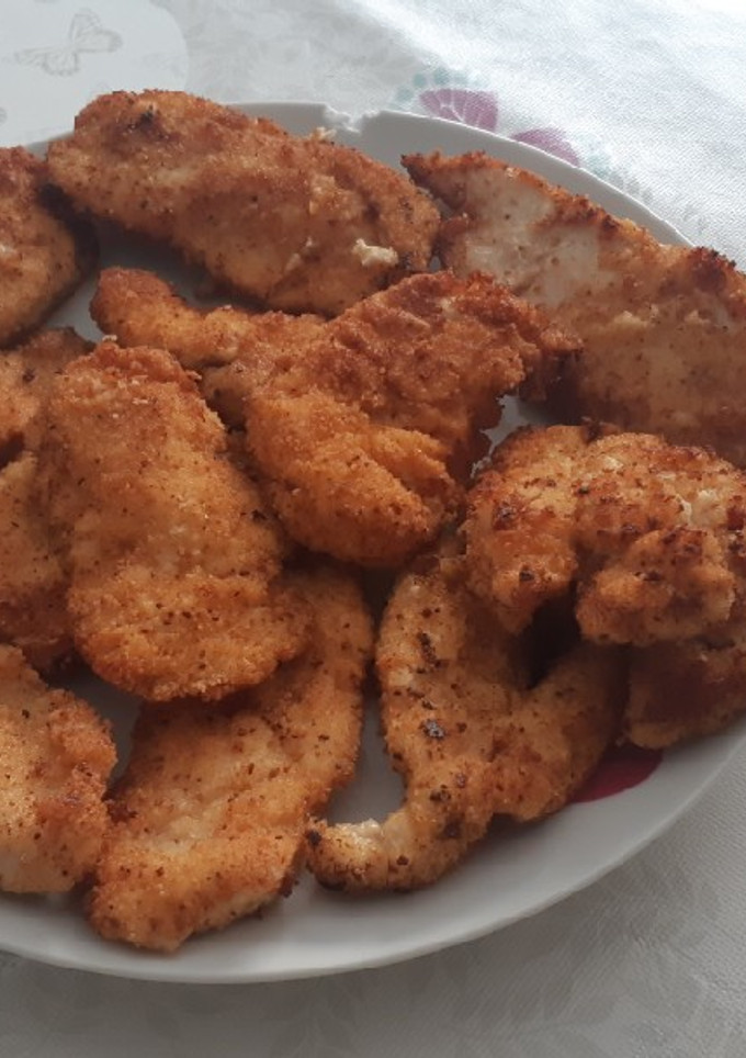 Una foto de Pechuga pollo rebozada