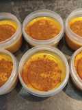Natillas con galletas y bebida de soja o a tú gusto