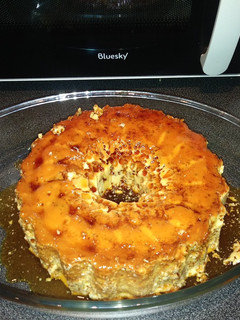 Una foto de Flan de leche condensada al baño María
