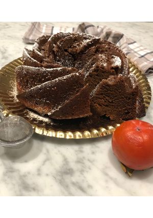 Foto di Ciambella autunnale cachi-ciock 🍑🍫