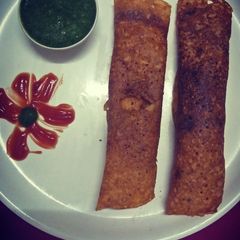 A picture of Lentil dosa.