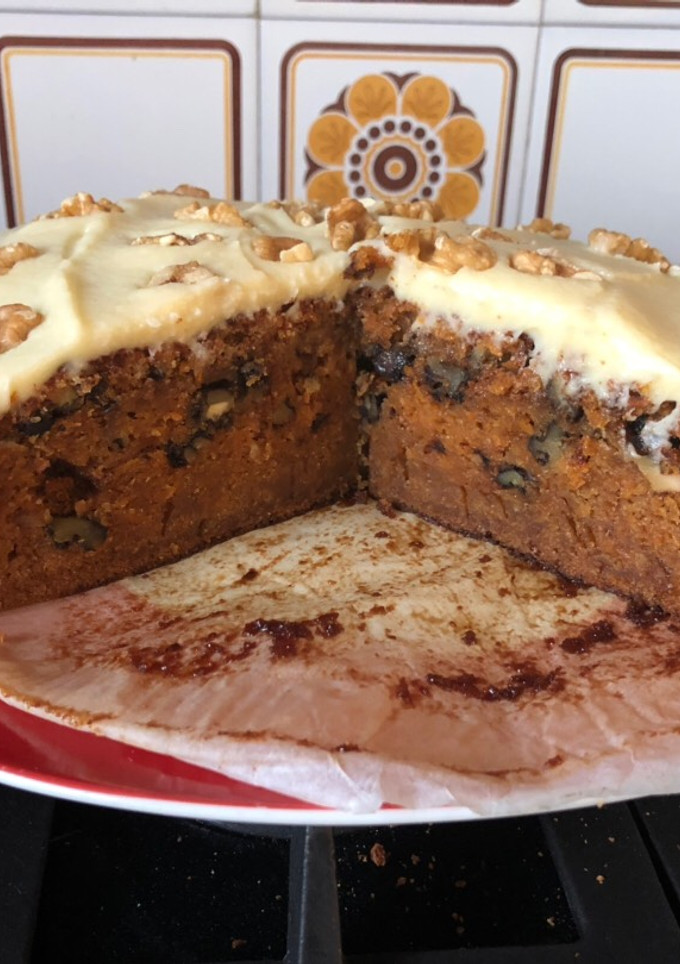Una foto de Carrot cake
