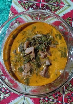 Foto resep Gulai daun singkong+ nangka