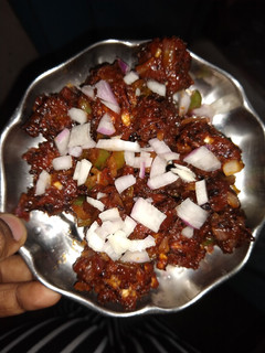 A picture of Cabbage manchurian dry.