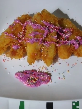 Langkah Gampang Membikin Resep Pisang Goreng Crispy (tepung roti + topping) yang Enak Banget Anti Ribet, Uenak Banget