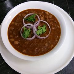 A picture of Pindi chole.