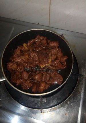 A picture of Dry fried beef.