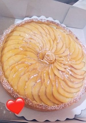 صورة لوصفة تارت التفاح 🍏😋💚