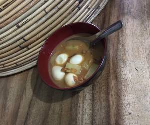 Resep Terbaik Creamy Soup Telur Puyuh dan Kentang Nikmat Lezat