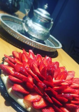 Une photo de Tarte aux fraises