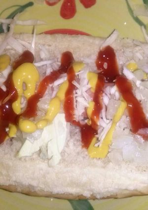 Una foto de Hot dog