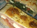 Calzone de espinaca