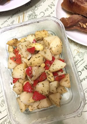 迷迭香炒馬鈴薯 的食譜成品照片