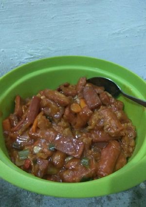 Foto resep Sosis Saus Asam Manis Sederhana