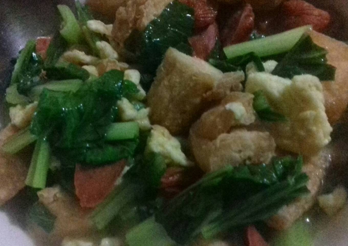 Tumis Sawi Special Favourite Abel ala Mami Abel