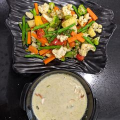 A picture of Broccoli - Zucchini Soup.
