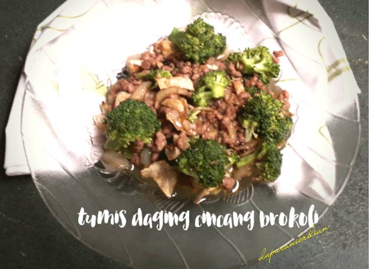 Tumis daging brokoli batita(yumih simpel)
