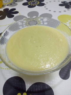 Una foto de Puré de calabacin