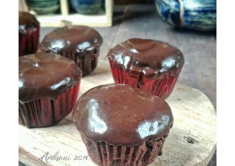 Langkah Mudah untuk Membuat Chocolate Mud Cupcake, Enak