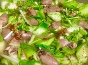 Hình ảnh của tim gà xào mướp