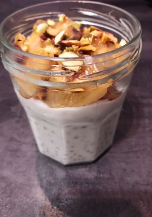 Une photo de Perle du Japon lait coco banane