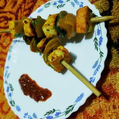 A picture of Paneer tikka.