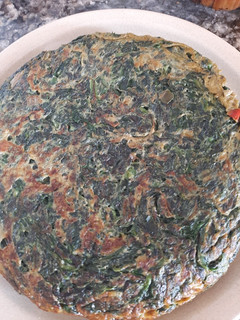 Una foto de Tortilla de espinacas