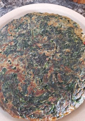 Una foto de Tortilla de espinacas