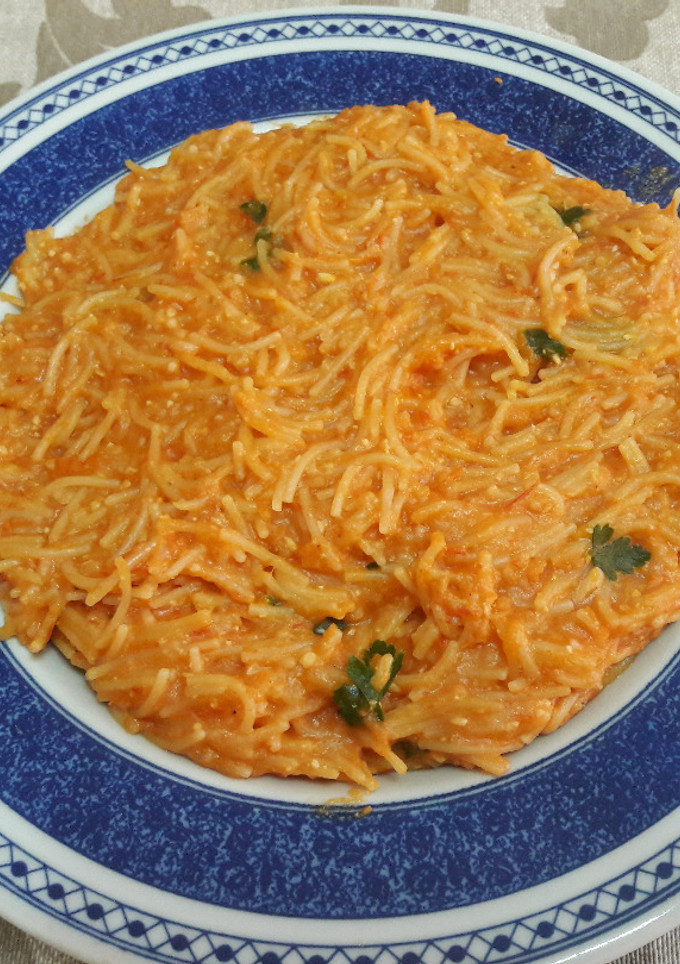 Una foto de 🇲🇽"Sopa de fideos mejicana" vegana