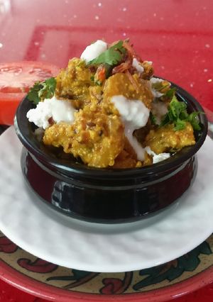 A picture of Banana's korma.