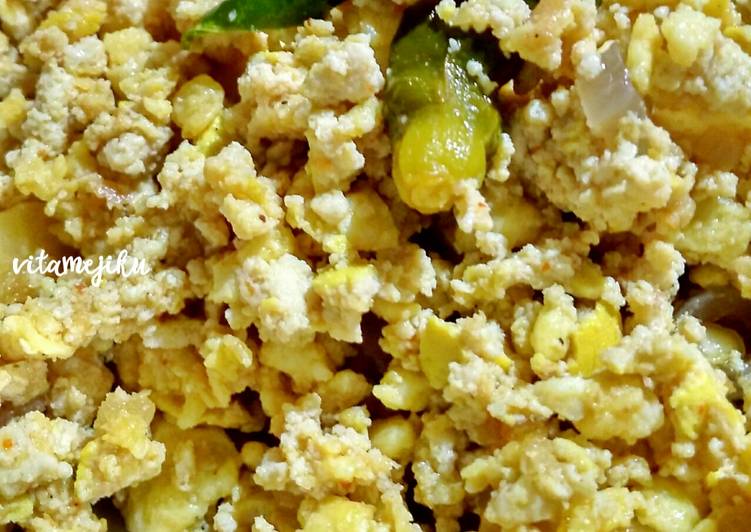 #4. Orak Arik Tahu Telur #BikinRamadanBerkesan