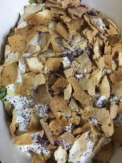 صورة لوصفة فتة الباذنجان 😋